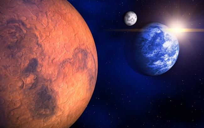Марс приблизился к Земле на максимально близкое расстояние