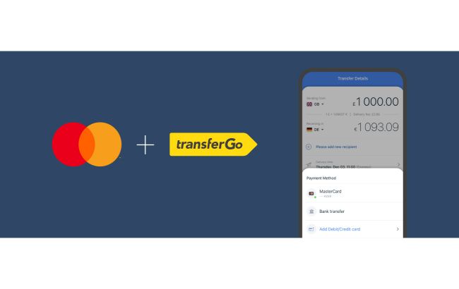 TransferGo та Mastercard оголошують про партнерство у сфері грошових переказів