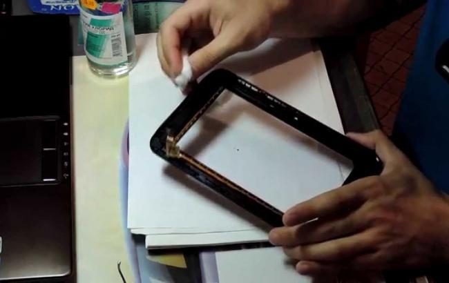 Особливості заміни екрану на планшеті