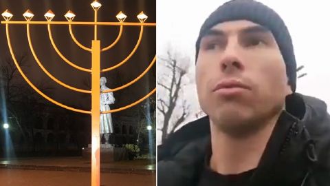 У Києві вандал повалив ханукальний світильник і похвалився відео: українці в люті