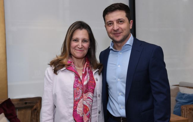 Зеленский обсуждал с Фриланд минский формат