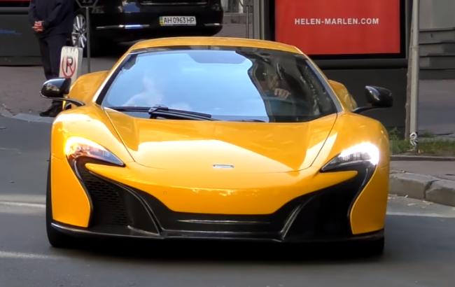 В Киеве был замечен редкий элитный суперкар