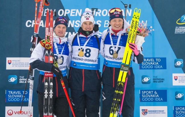 Норвегія окупувала подіум на старті чемпіонату Європи з біатлону, два українці в топ-20