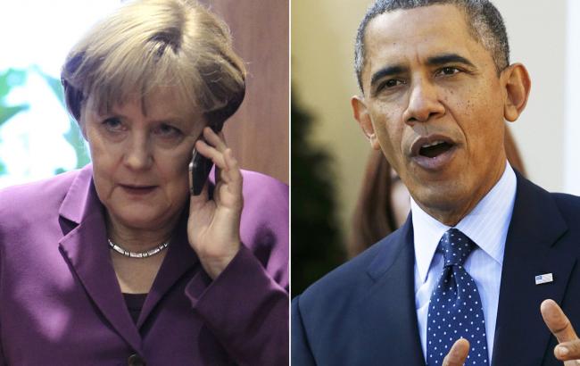 Меркель и Обама обсудили проблему наплыва беженцев в Европу