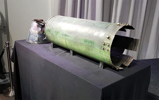 В Нидерландах показали обнаруженные на Донбассе остатки ракеты "Бук"