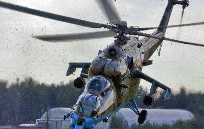 Появилось видео, как украинский вертолет сбил российский беспилотник