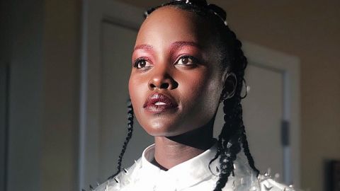 Фантастическая: Люпита Нионго удивила "колючим" образом от Balmain