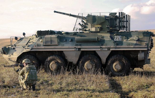 Военные ВСУ показали редкий украинский БТР-4 "Буцефал"