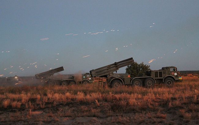 Командування ООС розпорядилось підвищити бойову готовність РСЗВ "Ураган"