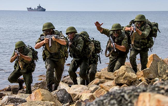 РФ перекинула в окупований Крим морську піхоту Каспійської флотилії