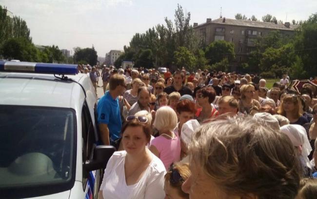 У Донецьку знову відбувся стихійний мітинг, - очевидці