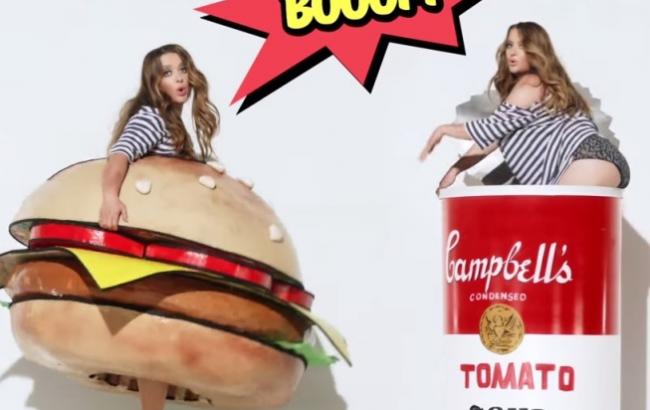 Могилевская с бургерами на бедрах: новый ролик против фастфуда