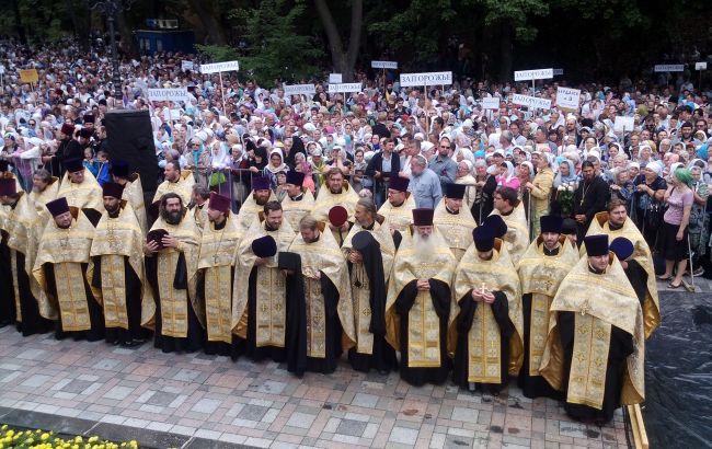 У Києві проходить молебень на честь 1000-річчя представлення князя Володимира