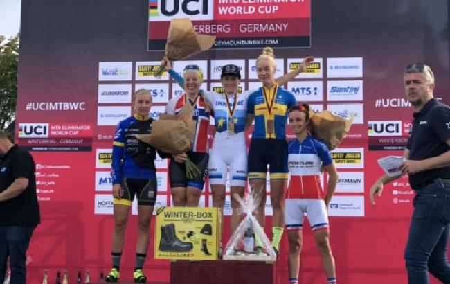 Українка Попова здобула перемогу на етапі Кубка світу з маунтенбайку