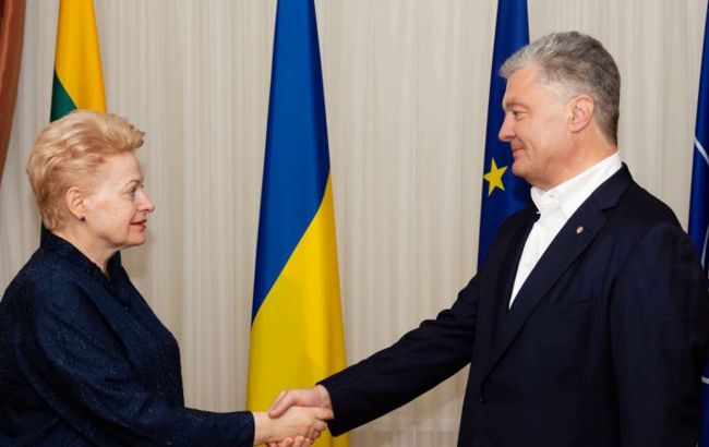 Порошенко та Грібаускайте обговорили загрози "Північного потоку-2"