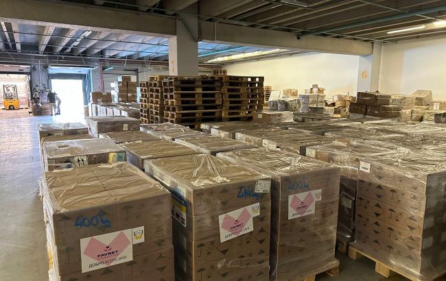 В Украину доставлена партия гумпомощи из Хорватии при поддержке Favbet Foundation