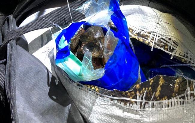 На кордоні з Угорщиною затримали мікроавтобус з бурштином на 1 млн доларів