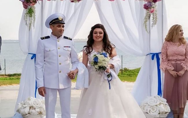 Горько! Освобожденный украинский моряк сыграл долгожданную свадьбу с красавицей-невестой