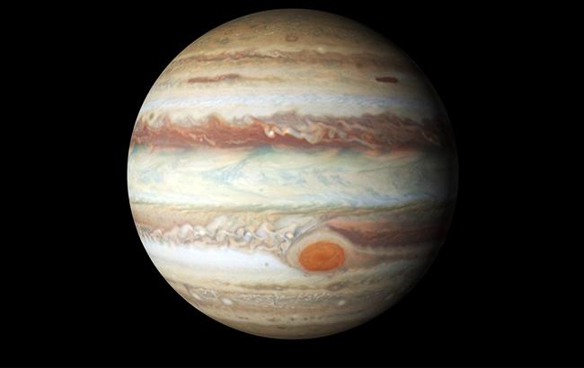 В сети появилось захватывающее дух фото бури на Юпитере