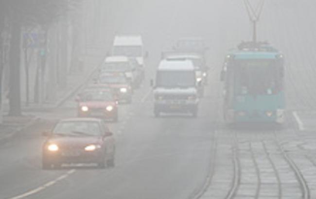 Київську обл. знову накрив туман