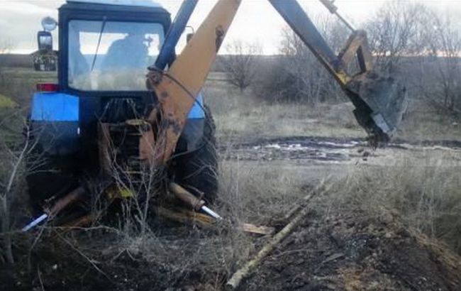 ГПС обнаружила подземный трубопровод из РФ в Украину