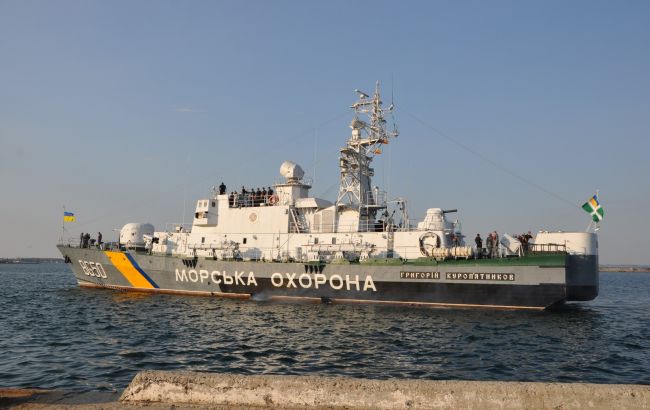 Російський дрон атакував судно Морської охорони. Його збили на підльоті до Чорноморська