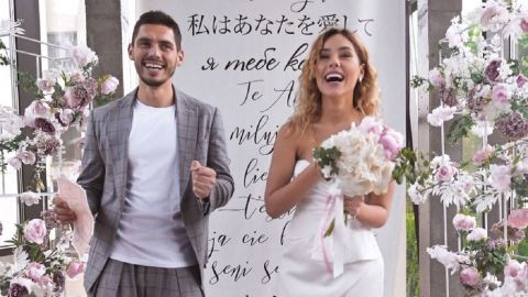 Нам сладко: в сети появилось видео страстного поцелуя Добрынина и Квитковой после росписи