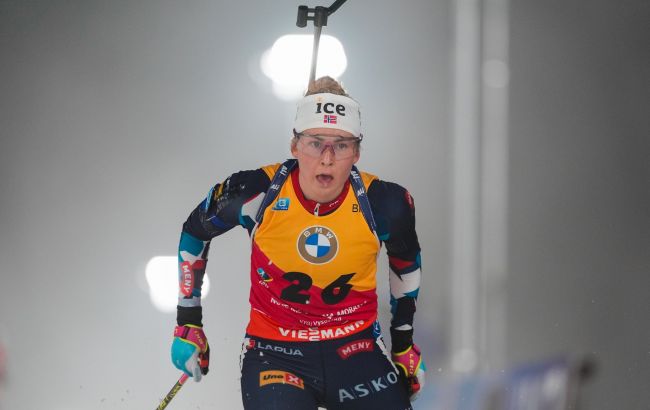 Норвежка Таннреволд выиграла индивидуальную гонку на домашнем этапе Кубка мира