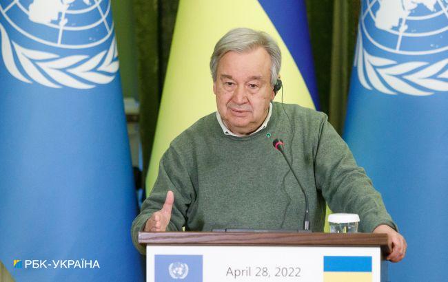 Наша кінцева мета - справедливий мир в Україні згідно зі Статутом ООН, - Гутерреш