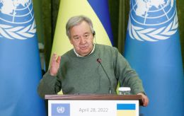 Генеральный секретарь ООН прибыл с визитом во Львов