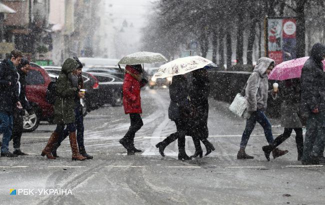 В Киеве выпало 35 см снега