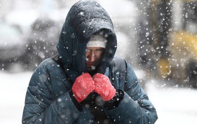 Сніг, хуртовини і сильний вітер: погода в Києві погіршується