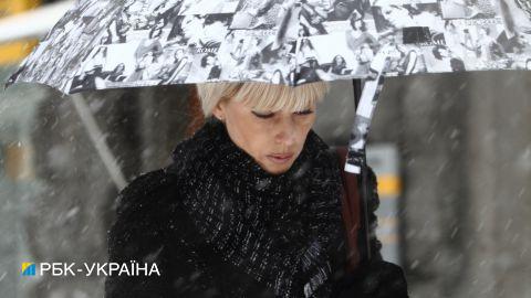 В Украину идет потепление, но с затяжным периодом дождей и снегопадов