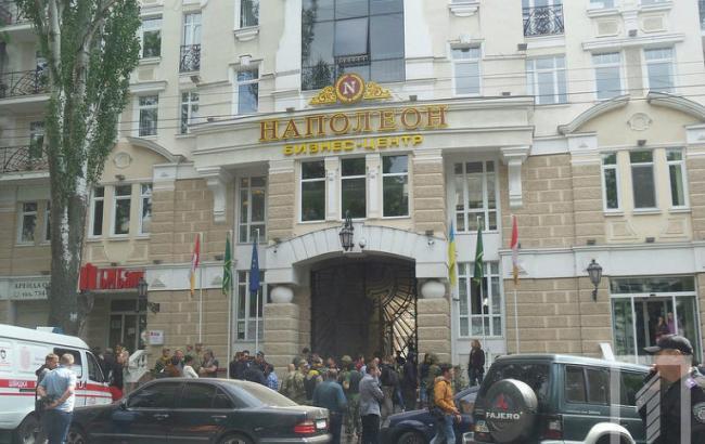 В Одесі міліція затримала двох осіб на місці конфлікту у бізнес-центру