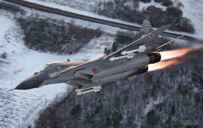 Стала известна причина крушения российского истребителя МиГ-29