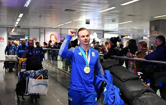 Як зустрічали українських спортсменів, які повернулися з Олімпіади 2018 (фото)