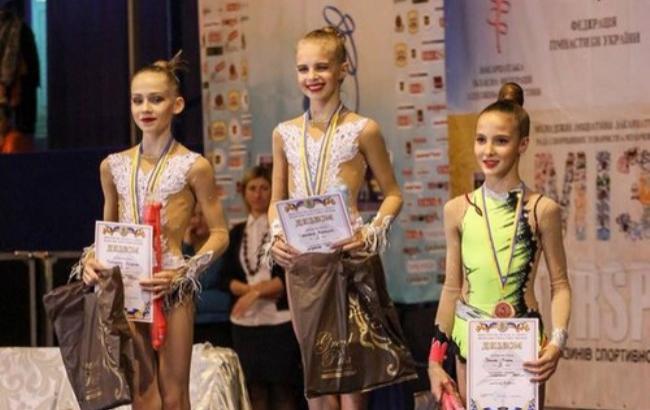 Віка Денисенко стала чемпіонкою України з художньої гімнастики