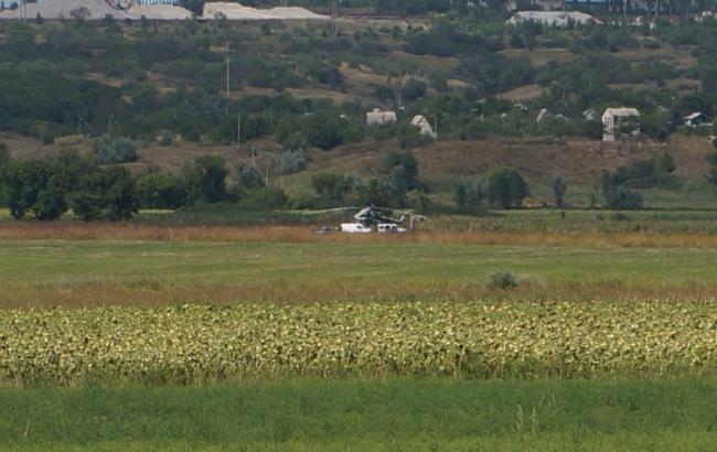 Вертоліт ЗСУ здійснив аварійну посадку в Донецькій області