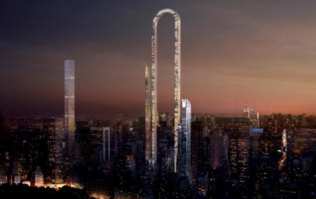 У Нью-Йорку побудують найвищий хмарочос у світі у формі "перевернутої підкови"