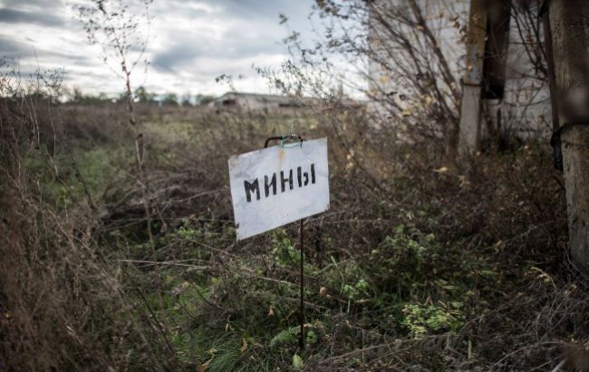 На Донбасі тракторист підірвався на міні
