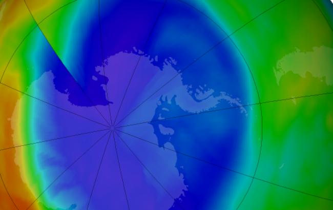 Вчені NASA зафіксували рекордне скорочення озонової діри над Антарктикою