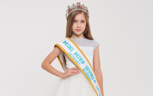 8-летняя украинка стала обладательницей титула "Мини-мисс мира"