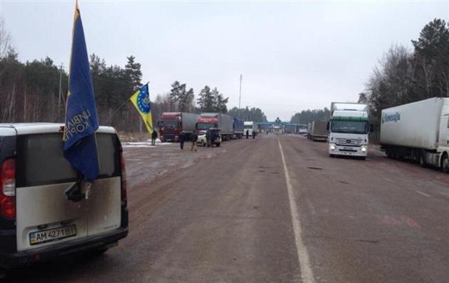 Блокирование российских фур происходит уже в 9 областях Украины