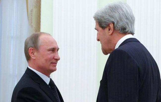 Путин и Керри проводят переговоры в Сочи