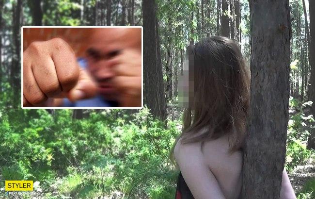 В Херсоне трое пьяных мужчин избили женщину и оставили ее привязанной к дереву в лесу