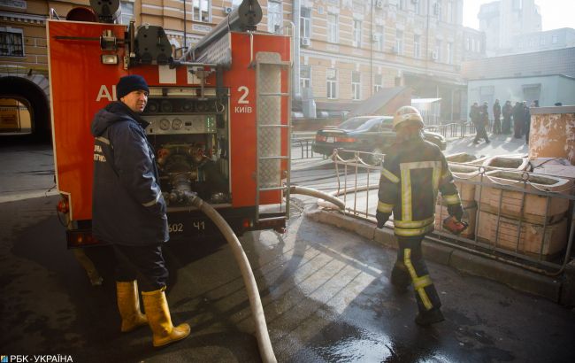 В Харькове произошел пожар в многоэтажке, проводилась эвакуация людей