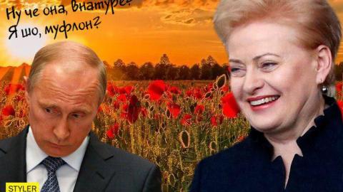 "Блатной" Путин обиделся на президента Литвы