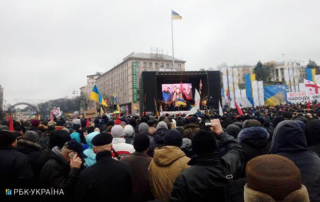 Марш на підтримку Саакашвілі: число активістів зросла до 7 тисяч