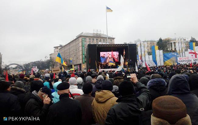 Марш в поддержку Саакашвили: число активистов возросло до 7 тысяч