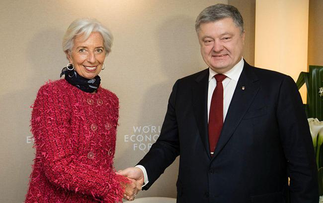 Порошенко встретился с главой МВФ
